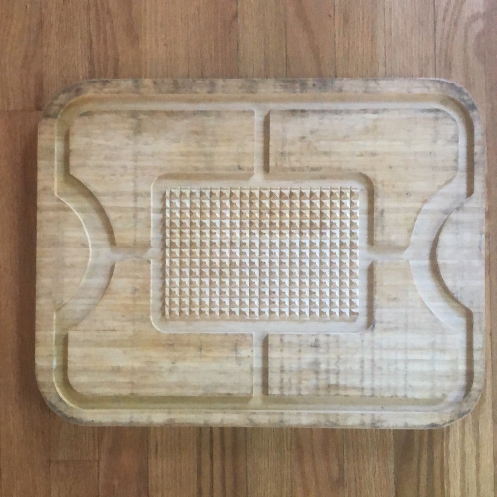 Simply Bamboo Reversible Extra Large Butcher Block. Cutting Board. Brown